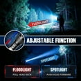 thumbnail image 4 of 3 PCS Ultra Bright Rechargeable Flashlights, 5300 High Lumens Tactical Flashlight with 6 Modes,  Adjustable Flash Light , USB-C Rechargeable, Aluminum Flashlights for Home Emergency, Hurricane- Black, 4 of 7