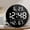 White, variant on Klamerit 10" Digital Wall Clock with Large Display, LED Wall Clock with Remove Control, Electric Digital Clocks for Classroom,Green