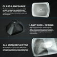 thumbnail image 4 of 7x6 Inch Rectangle Housing H4 LED Headlight Bulbs for Nissan Pickup Hardbody 1995-1997, 4 of 16