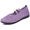 Purple, variant on DSJLMQ Women's S𝗅ip On Shoes Breathable Mesh Soft Sole Shoes Round Toe Knit F𝗅a𝗍s L𝗈afers Lightweight Non-S𝗅ip Sneakers Wide Fashion Casual Shoes