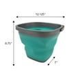 thumbnail image 4 of Homz Store N Store Seau Carré Pliable Portable de 10 Litres, Sarcelle, 4 of 7