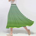 thumbnail image 2 of ameIAEA Women A-Line High Waist Midi Skirt Color Block Ruffle Flowy Skirts 2024 Fall Trendy Skirt, 2 of 6