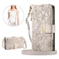 thumbnail image 2 of Flip Case for FOXDOCK OPPO Reno 13 Kickstand Viewing Full Protection Wallet Function Gift Choice Floral Embossed, 2 of 6