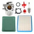 thumbnail image 3 of Carburetor Air Filter Kit for Craftsman 247.370370 Lawn Mower Platinum 7.25 190cc Engine Spark Plug Gasket Primer Bulb, 3 of 8