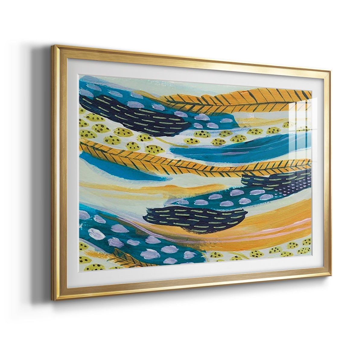 Feathery III Premium Framed Print - Ready to Hang