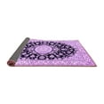 thumbnail image 2 of Ahgly Company Indoor Square Medallion Purple Traditional Area Rugs, 8' Square, 2 of 4
