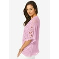 thumbnail image 3 of Jessica London Women's Plus Size Crochet Cardigan, 3 of 4