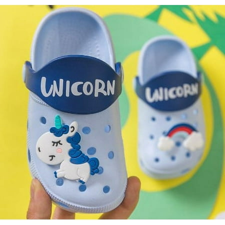 

Toddler Little Kids Clogs Slippers Sandals Non-Slip Girls Boys Clogs Slide Lightweight Garden Shoes Slip-on Beach Pool Shower Slippers