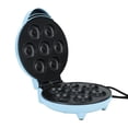 thumbnail image 4 of Donut Maker Fácil Liberación Calefacción de Doble Cara Prevenir Palo Mini Máquina Eléctrica Portátil para Hacer Donuts para 7 Donuts Enchufe de EE. UU. 110 V Azul, 4 of 5