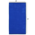 thumbnail image 1 of Mainstays Solid Reversible Beach Towel, Cobalt/Blue, 1 Piece, 36" x 72", 1 of 7