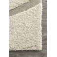 thumbnail image 4 of nuLOOM Carolyn Modern Shag Runner Rug, 2' 6" x 14', Cream, 4 of 4