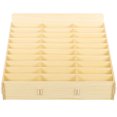thumbnail image 1 of Organizador de escritorio de madera con 30 compartimentos para guardar diversos artículos en casa o en la oficina., 1 of 7
