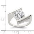 thumbnail image 2 of Bague en Argent Sterling 925 avec Zircon Cubique, 2 of 2