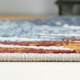 thumbnail image 2 of JONATHAN Y AMALFI COAST 2 x 8 Runner Rug, Crisantemo Floral - Orange/Blue/Cream, AMC108A-28, 2 of 8
