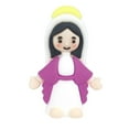 thumbnail image 3 of 20Pcs Little Virgin Mary Figurines, Ongmies Miniature Virgin Mary Figurines – Classic Doll for Hide and Seek, Easter Egg Stuffers & Baptism, Christmas Decorations Indoor, 3 of 5