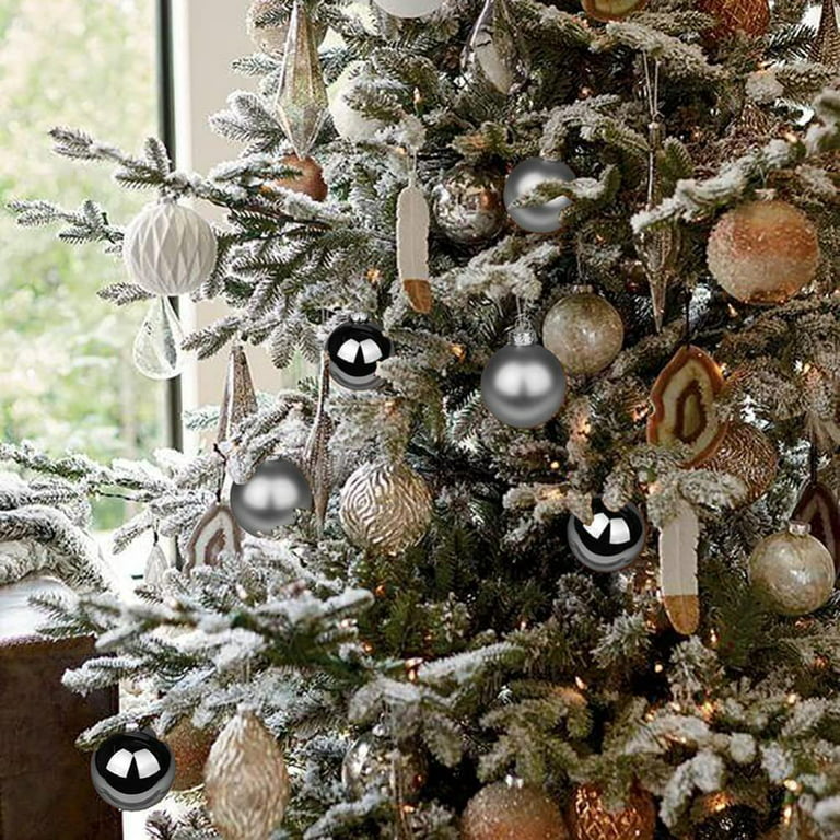 Bkolouuoe 24PC Tree Ornaments Ornaments Christmas Balls Decorations Tree  Christmas Ball Christmas Home Decor Front Door Garland 18 Ft