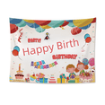 thumbnail image 5 of Tapiz de tela para fondo de cumpleaños, decoración de fiesta de banquete de cien días para niños, tapiz colgante Mori simple, 5 of 5