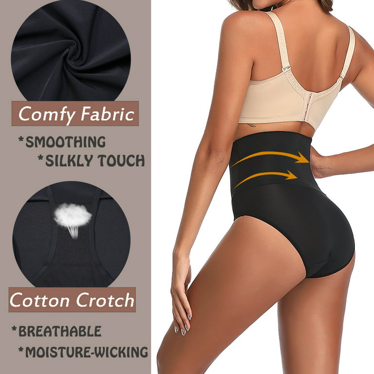 Joyshaper Tummy Control Shapewear High Waist Brief Underwear Seamless  Smooth Body Shaper Black-2X