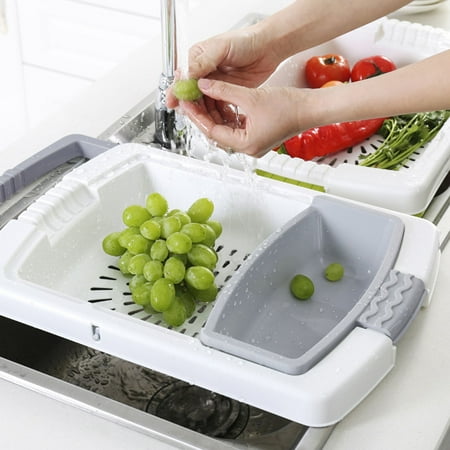

Mittory Household Telescopic Multi-function Sink Cutting Board Cutting Fruit And Vegetab