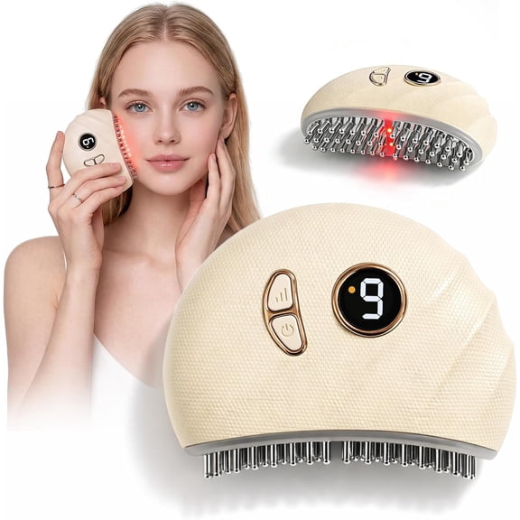 Vibration and Heating, Ergonomic Multi-Needle Design Massage Tool, Effective Jaw & Neck Pain, Grinding and Clenching Teeth Relief