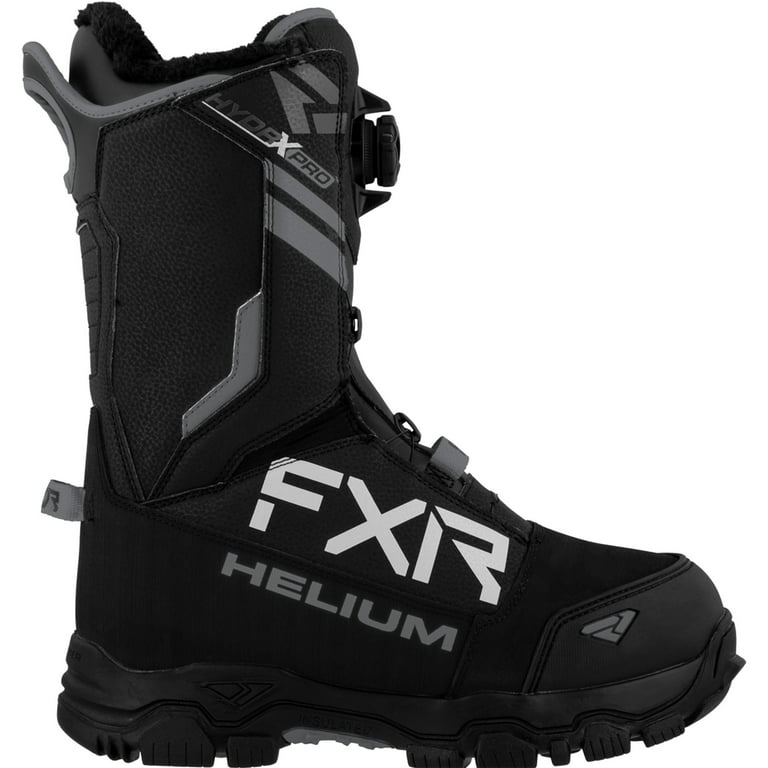 FXR Helium Boa Snowmobile Boots Black 210705-1000-45