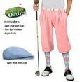 thumbnail image 2 of Golf Knickers Start-in-Style Traditional (Plus Fours) Outfit for Men - Pink - 58", 2 of 4