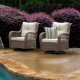 Tortuga Outdoor Rio Vista All Weather Resin Wicker Outdoor Glider Chair Brown/Beige