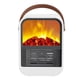thumbnail image 1 of Portable Space Heater with Overheat Protection and Realistic Flame, Mini Electric Heater for Bedroom, EU Plug 220V, 1 of 4