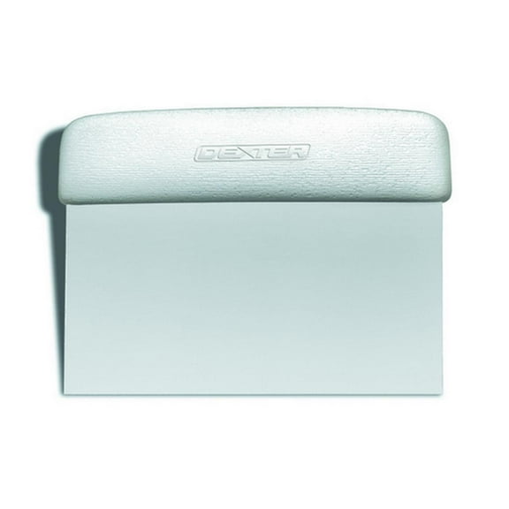 Dexter Russell S196Y Sani-Safe (17303Y) Dough Cutter/Scraper, 6" x 3", stainless steel blade and textured, polypropylene handle, yellow, NSF Certified, Made in USA‌​‌‌‍​​‌‌​‌‌‍​​‌‌‌​‍​​‌‌‌​‍​‌​​
