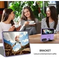 thumbnail image 5 of Phone Case for Samsung Galaxy Z Fold 3 5G 2021 and Slide Camera Cover Kickstand Stand Slim Protective Mobile Hard Hybrid Back Cell Accessories ZFold3 Z3 Fold3 3Z ZFold35G Women Men Purple, 5 of 11