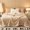 Beige 7Q4, variant on Rvkxad Striped Fleece Blanket, 59x40 Inch Soft Warm Decorative Throw for Couch Bed, Cozy Blanket, Bedroom Throw