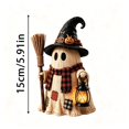 thumbnail image 2 of DVKOVI Halloween Resin Ghosts Carrying Lamp Ghost Figurine Sculpture Night Light for Home Tiered Tray Tabletop Decor, 2 of 4