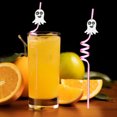 thumbnail image 3 of Happydeer 8Pcs Halloween Reusable Drinking Straws Children Spiral Beverage Straw for Hot Cold Drinks Birthday Party (1 Set), 3 of 13