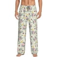 thumbnail image 2 of Goofa Cute Cow Printed Soft Pajama Pants for Men, Wide Leg Comfy Casual Lounge Yoga Pants-, 2 of 9