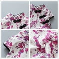 thumbnail image 4 of MEZZALL Summer Flower Cheongsam Kids Qipao Children Dress Skirt Tang Suit Cute Kids Traditional Dress Soft, 12-18 Months, 4 of 5