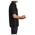 thumbnail image 3 of Mens Dri-Mesh Pro Polyester Polo Shirt Black X-Small, 3 of 7