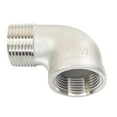 thumbnail image 3 of Conector de tubería LOZOME 1" NPT codo de 90° de acero inoxidable 304, 3 of 7