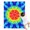 Rainbow Tie Dye, variant on Rainbow Tie Dye Mandala Pattern Blanket,Comfortable Soft Flannel Throw Blanket,All Season,Warm Lightweight Blankets for Sofa Bed Couch Living Room Chair,30"x40"