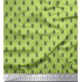 thumbnail image 1 of Soimoi Poly Georgette Fabric Ikat Small Motif Shirting Fabric Prints by Yard 52 Inch Wide, 1 of 1