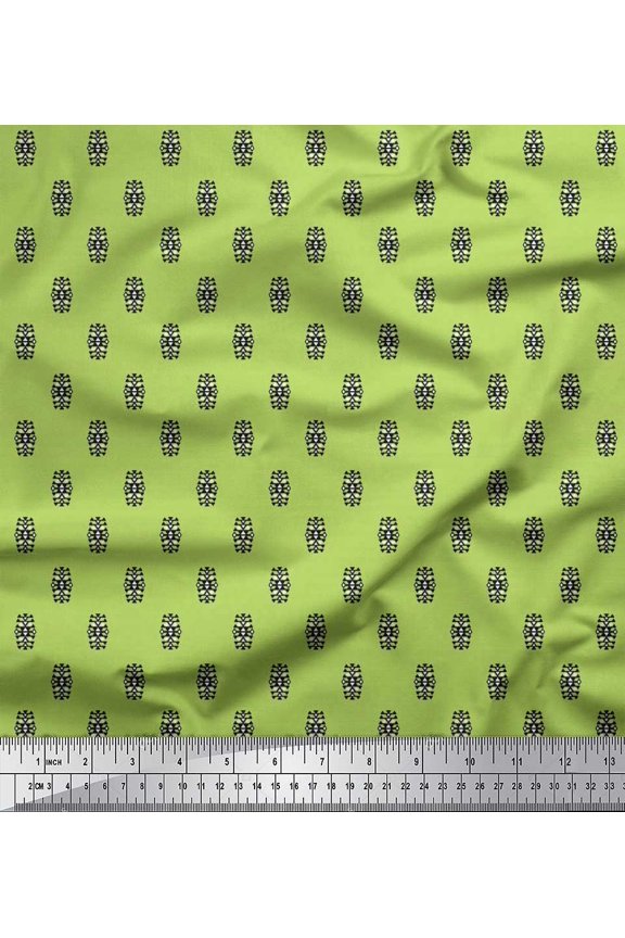 Japan Crepe Satin Fabric Ikat Small Motif Shirting Decor Fabric Printed Yard 42 Inch Wide