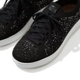 thumbnail image 4 of Fit Flop Womens Rally Crystal Knitted Sneakers, 4 of 5