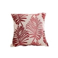 thumbnail image 2 of Palm Leaf Pillow Cover Decorative Cushion Bohemian Style Soft Cotton Blend Non-Slip & Machine Washable for Coastal Living Rooms and Beach House Decor Topliu, 2 of 8