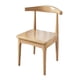 thumbnail image 5 of Silla de madera con respaldo de listones Soledad decorativa resistente Marrón claro, 5 of 10