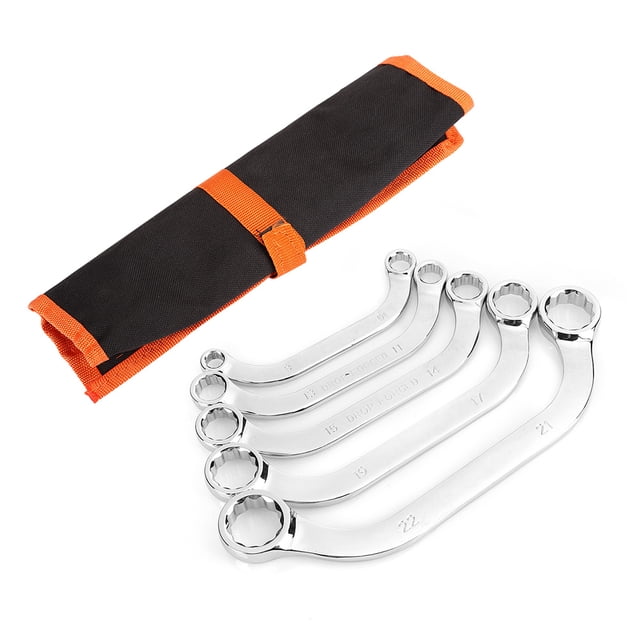 Box End Spanner, Dodecagon Combination C Spanner, 45# Steel Anti-rust U Shaped Wrench, Garage for Car