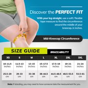 BraceAbility Patellar Tracking Knee Brace, Adjustable, Black, L