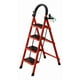 thumbnail image 1 of Escalera Plegable Tipo Tijera de 4 Peldaños Antiderrapante rojo, 1 of 9