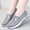 Gray, variant on Women Walking Shoes Sock Sneakers Slip-On Breathable Mesh Trainers Women's Comfortable Casual Ladies Air Cushion Athletic Shoes Running Jogging Shoes Black 40