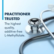 MethylPro L-Methylfolate 1 mg - Supports a Healthy Mindset - Active Folate for Methylation Support & Biochemical Reactions - Highly Bioavailable - Flexible Dosing - 90 Servings - 90 Capsules