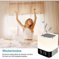 thumbnail image 3 of Portable Bluetooth Speaker Speaker Led Bedside Lamp With Touch Control, Color Changing Night Light Table Lamp With Alarm Clock For Bedroom, 3 of 4