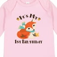 thumbnail image 4 of Inktastic 1st Birthday Woodland Fox Boys or Girls Long Sleeve Baby Bodysuit, 4 of 5